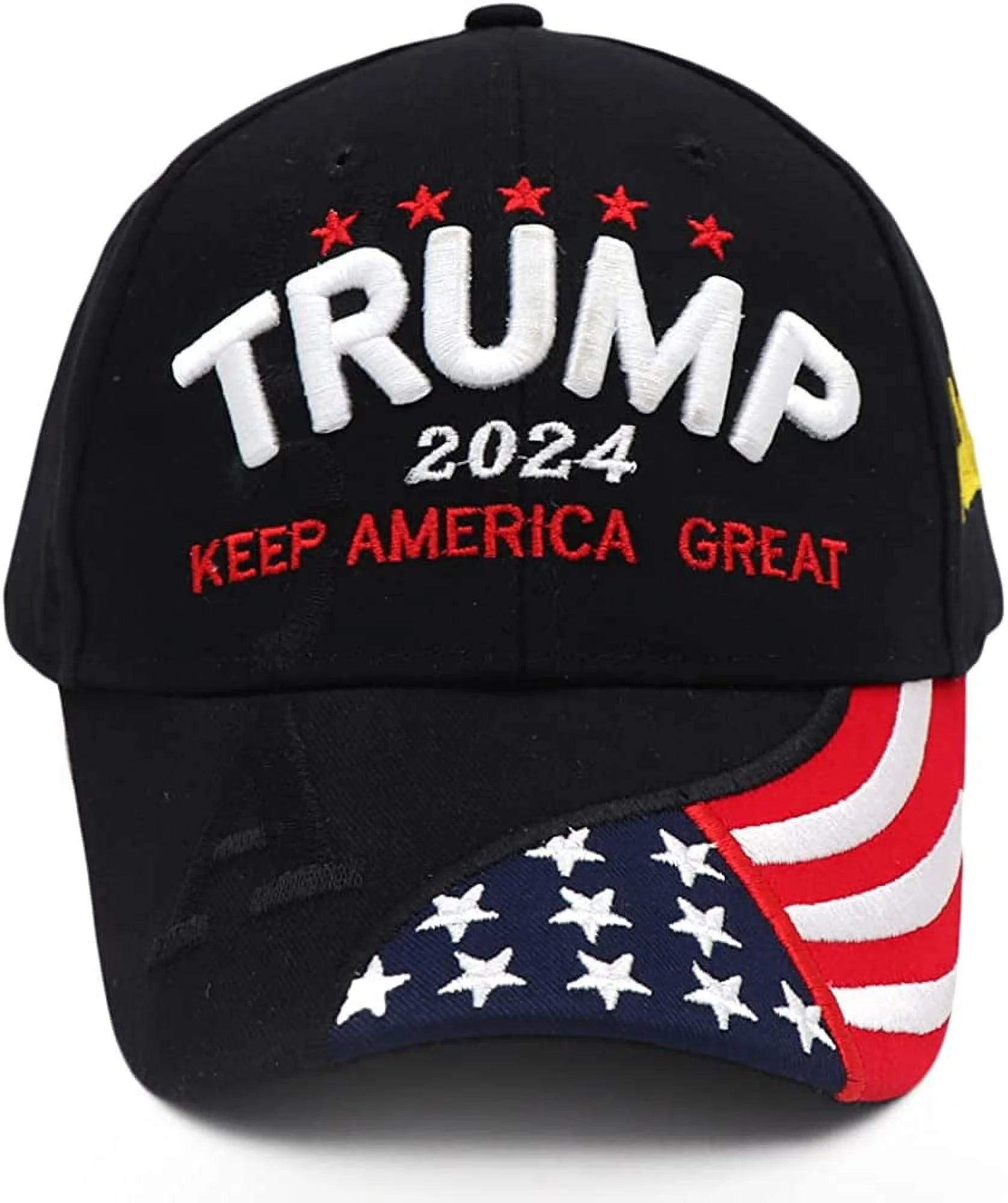 Unisex Trump 2024 Hat, Embroidered, Adjustable, "Keep America Great" Camo Baseball Cap