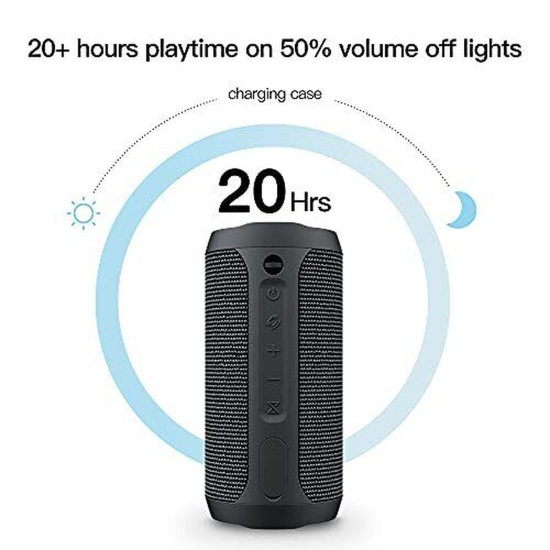 EDUPLINK Portable Bluetooth Speaker Waterproof IPX7 Wireless Speaker With