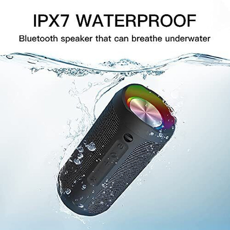 EDUPLINK Portable Bluetooth Speaker Waterproof IPX7 Wireless Speaker With