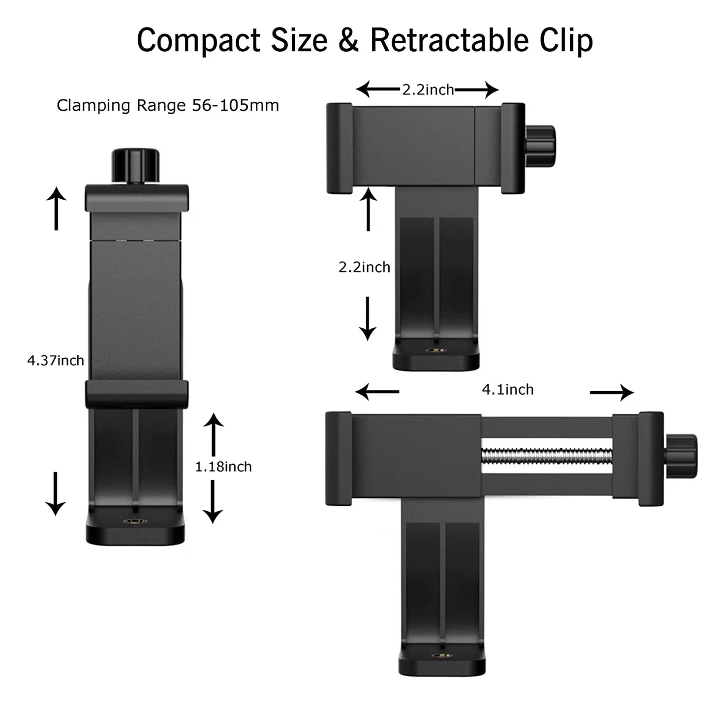 Phone Chest Mount Strap Belt Harness for 360 Mobile Cell Phone Clip Holder for Iphone 13 Xiaomi Samsung Gopro Hero 10 9 8 7