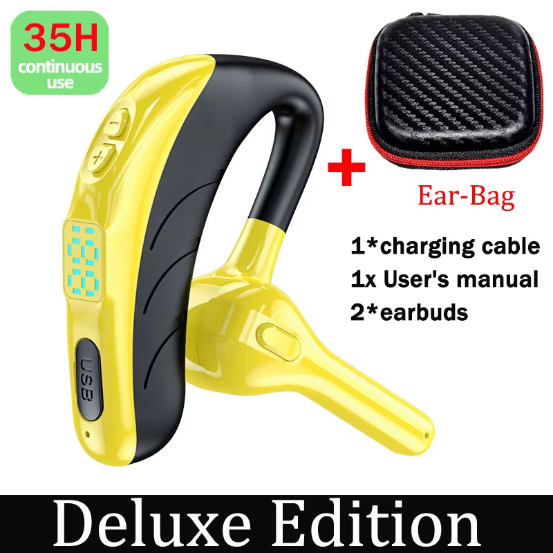 X13 Single Ear Earphone Bluetooth 5.1 Long Standby Business Wireless Headphone Game Headset Sports Noise Reduction Handsfree Cal