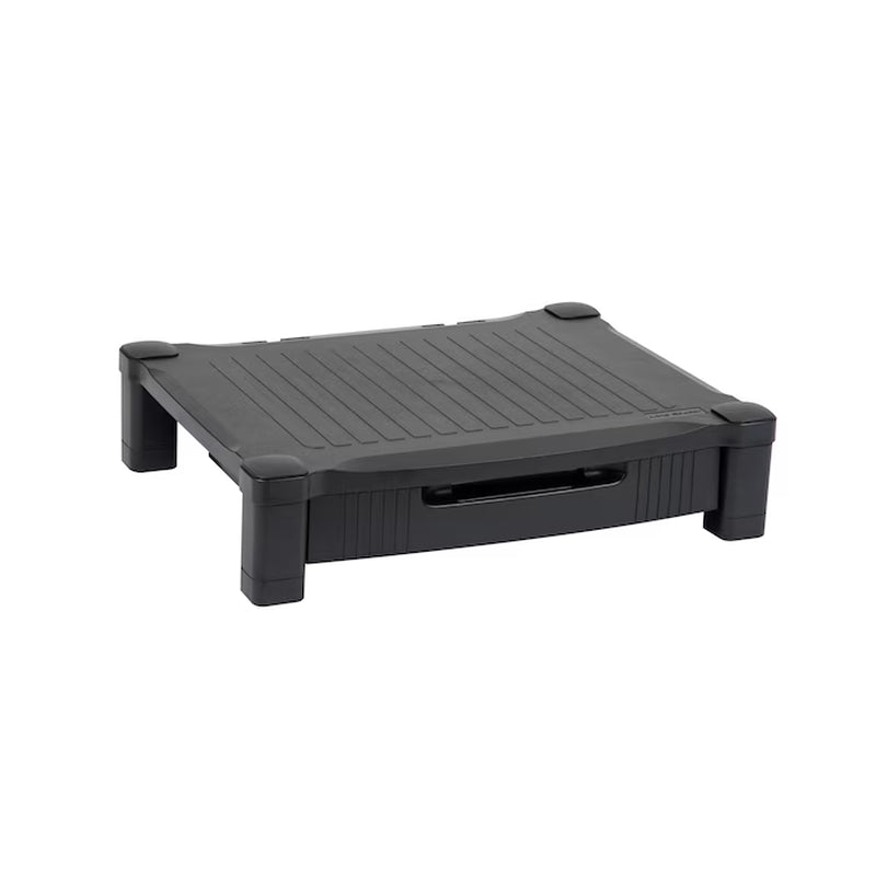 Monitor Stand Riser with Drawer Storage for Computer, Laptop, Desk, Imac, Dell, Hp, Printer, Black