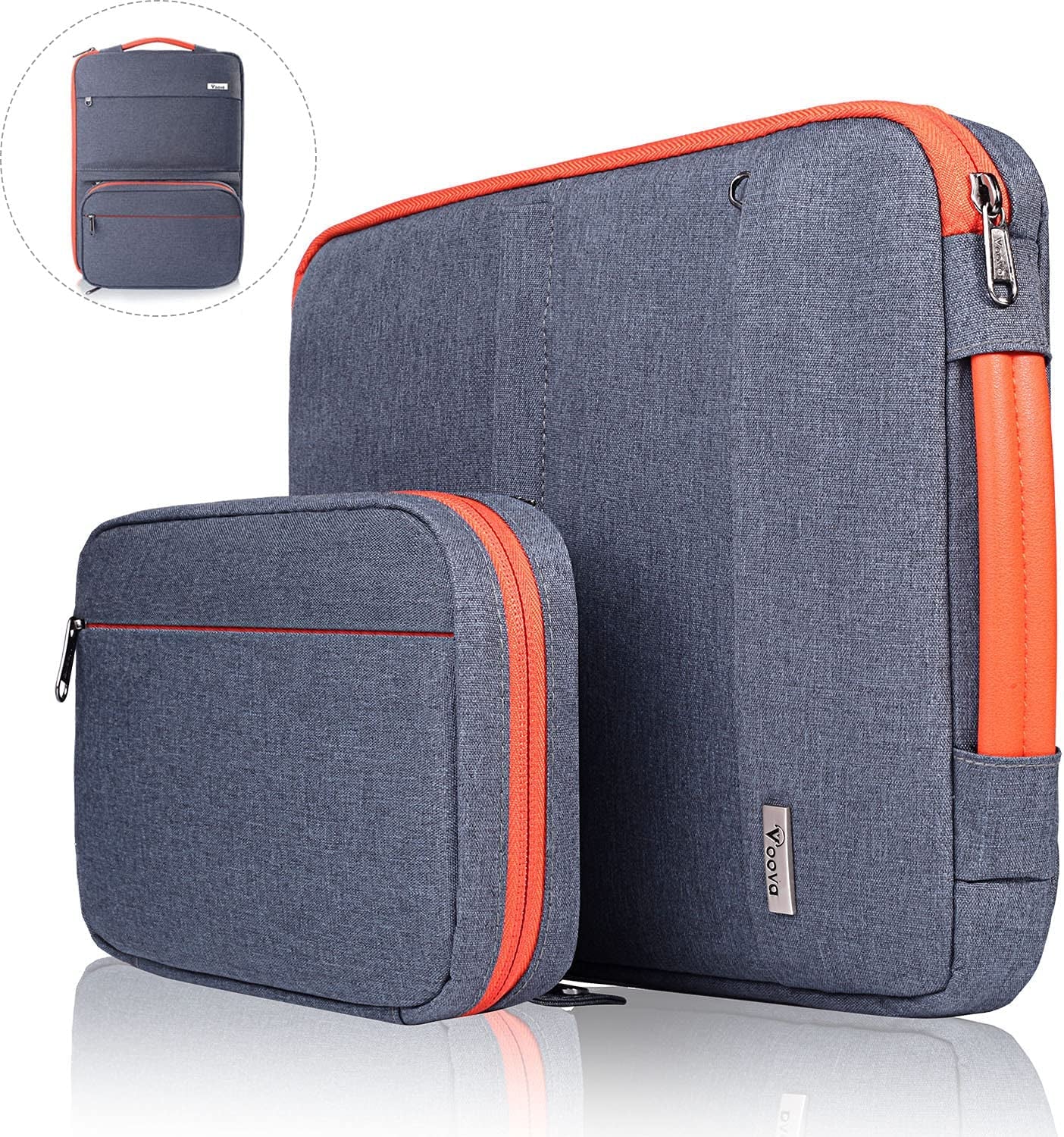 Laptop Sleeve Case 13 13.3 14 Inch for Macbook Air/Pro Retina M2, Macbook Pro 14 2021 2022 M1 Pro/Max A2442,13.5 Surface Book/Laptop 4/3,13 Chromebook, 2 in 1 Computer Bag with Small Pouch