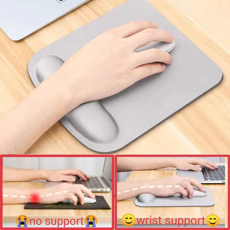 EVA Wrist Guard Mouse Pad Relieves Hand Fatigue and Supports the Wrist Making It Soft Easy to Clean Dirt Resistant Delicate