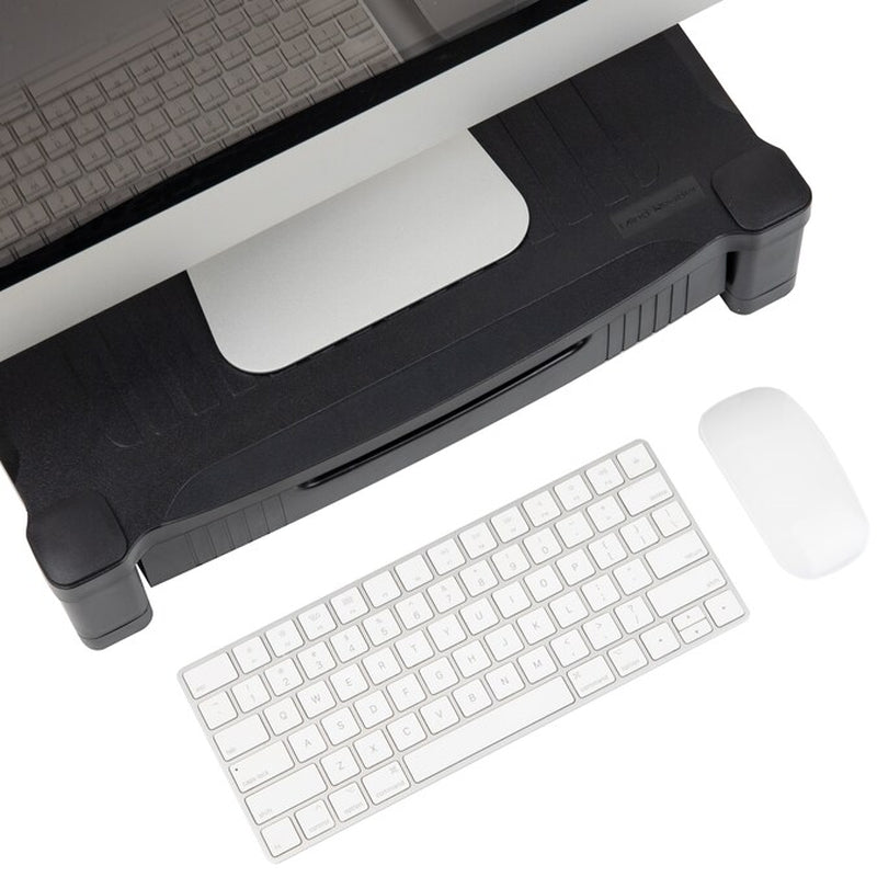 Monitor Stand Riser with Drawer Storage for Computer, Laptop, Desk, Imac, Dell, Hp, Printer, Black