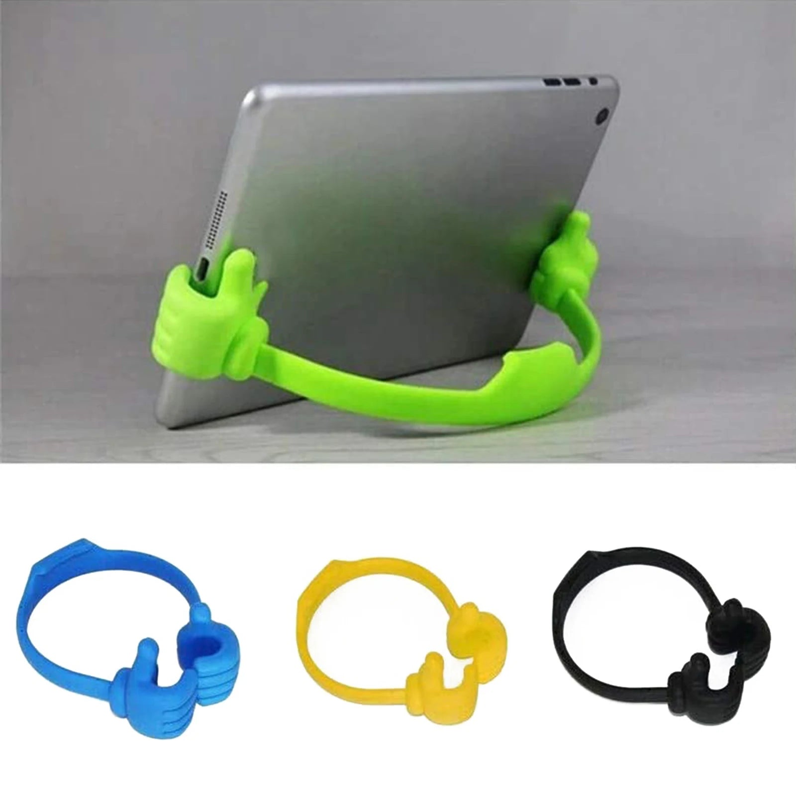 Thumbs up Mobile Cell Phone Holder Movie Watching Lazy Bed Desktop Mount Stand Silicone  Cellphone Tablet Desk Holder