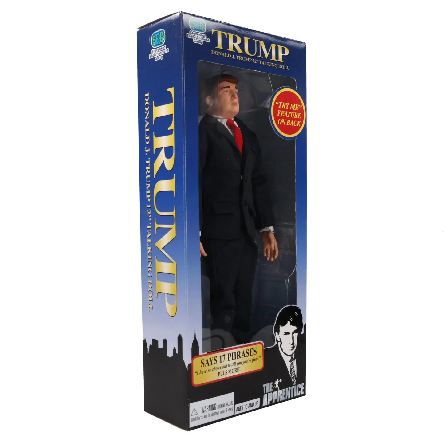 Donald Trump Talking Collectible Dolls with 17 Phrases, Brown, 1 Lbs, 6.20"